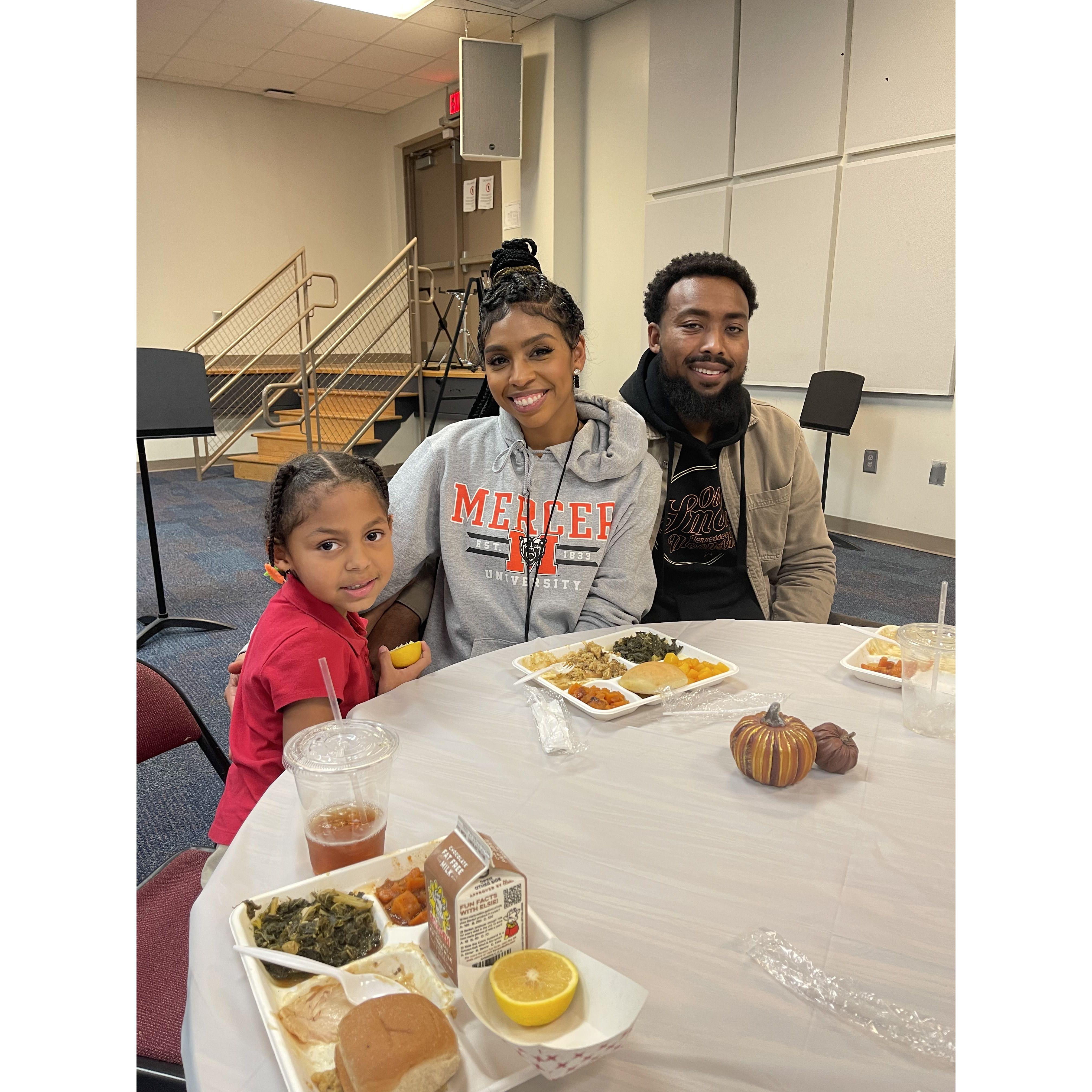 Lacey's Thanksgiving lunch 2022!