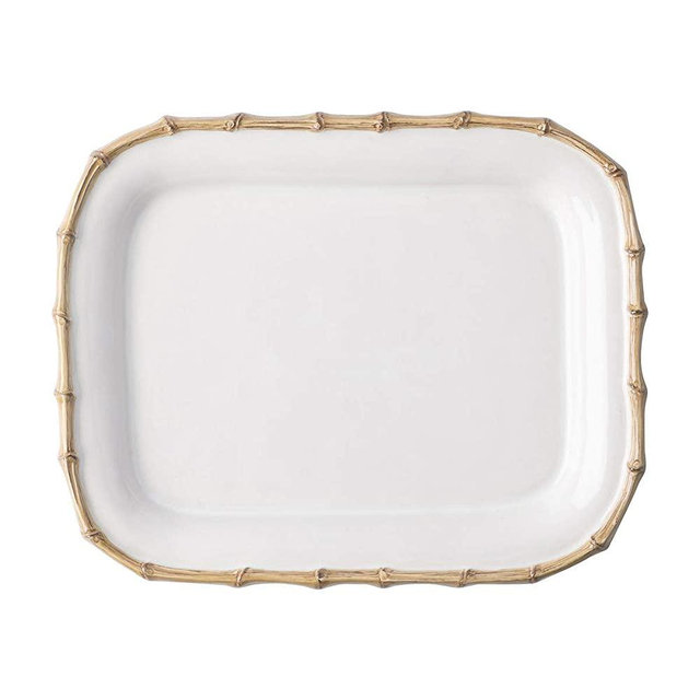 Juliska Bamboo Natural 12'' Rectangular Platter