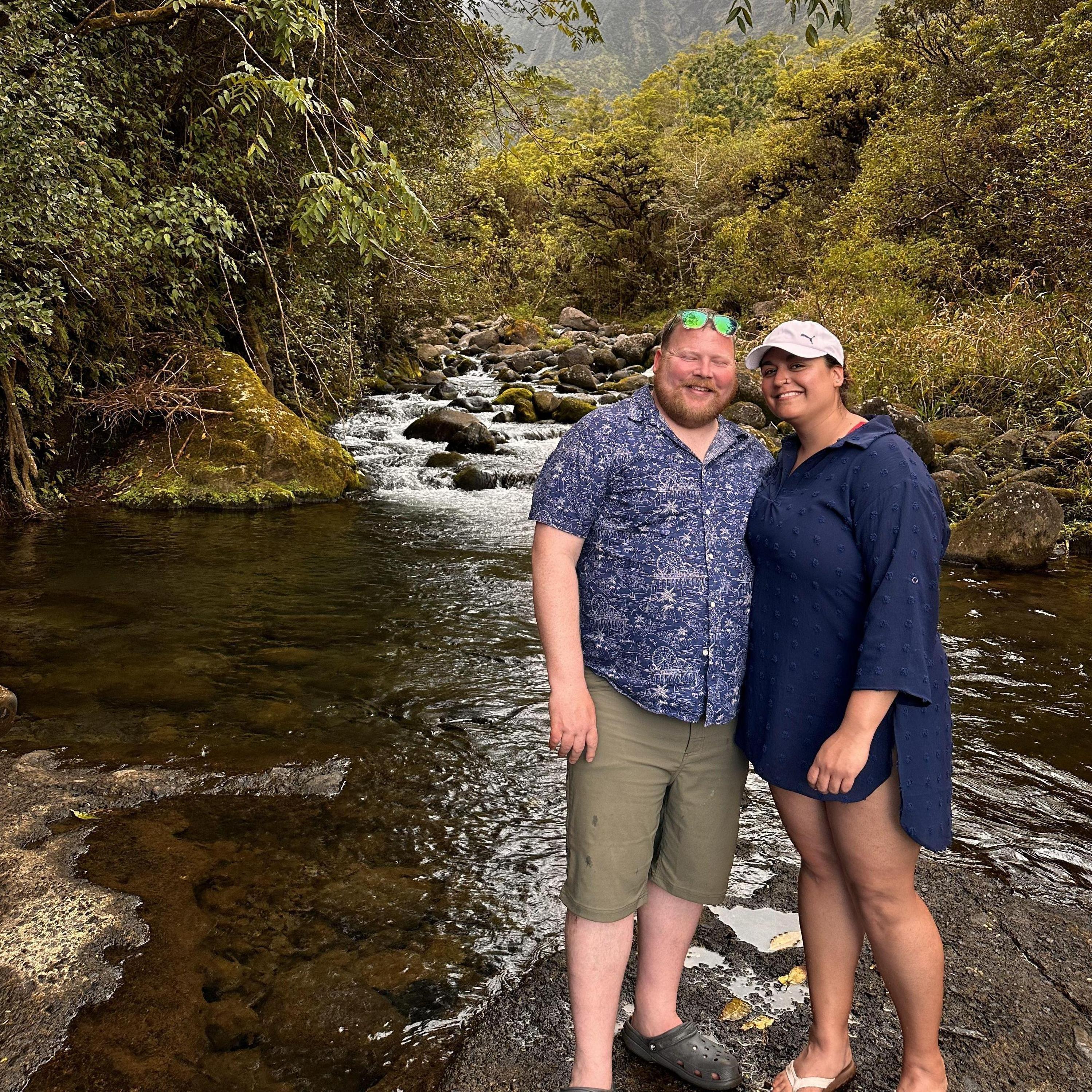 Towards the end of  our self guided Jeep tour of Jurassic Park on Kauai, HI. March 2024