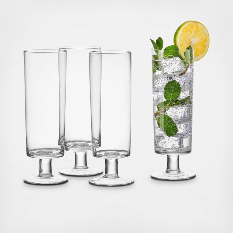 Craft Cocktail Set of 4 Stemless Margarita Glasses