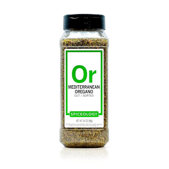 Spiceology – Mediterranean Oregano – Bold, Herbaceous Flavor for Sauces, Meats, Dressings & Blends – Cut & Sorted Dried Oregano – 3.4 oz