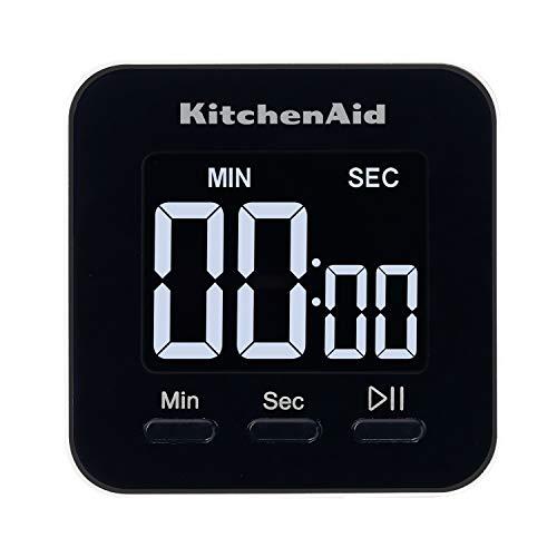 KitchenAid KQ900 Single Event Digital Timer, 2.5 inches, Black