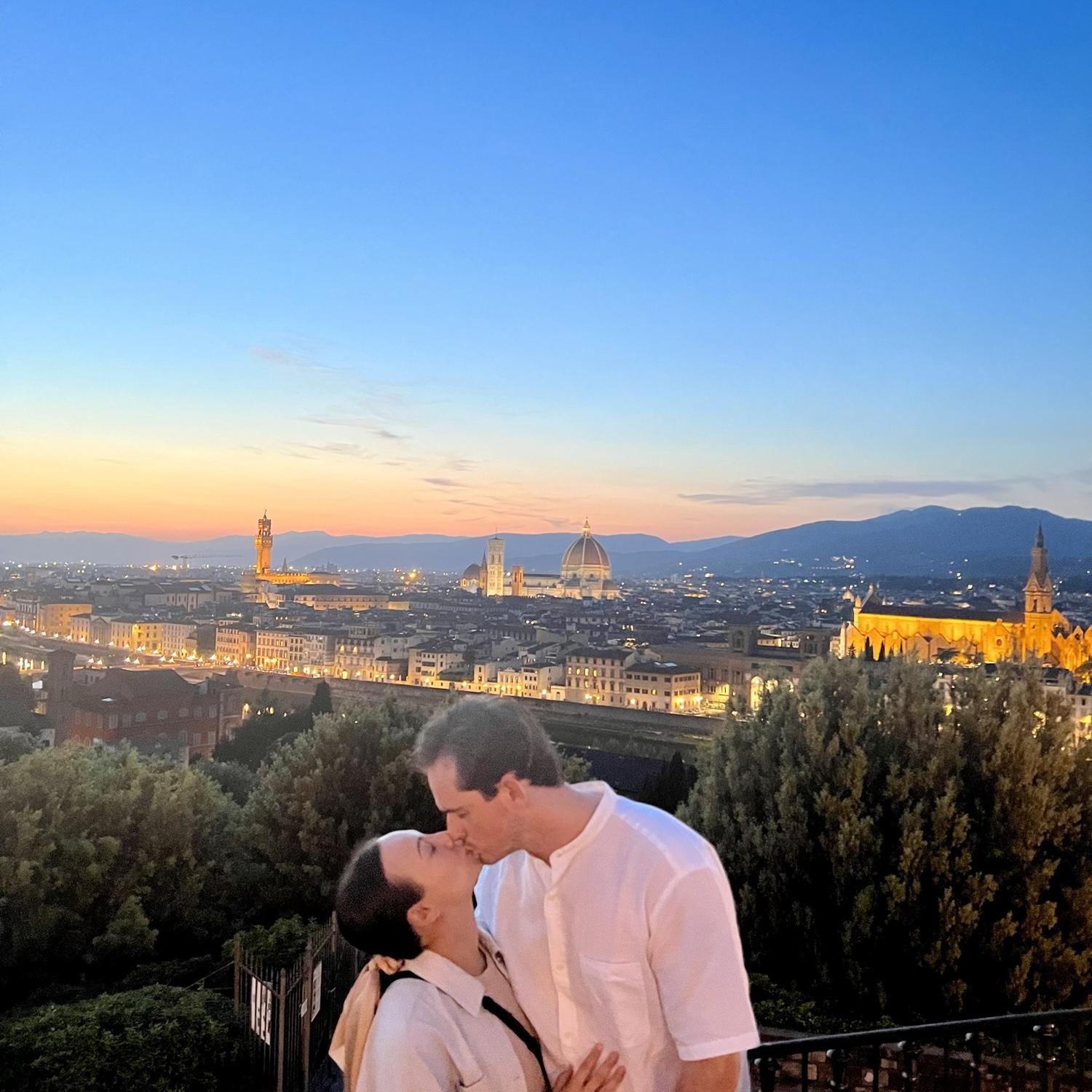 Sunset in Florence, Italy