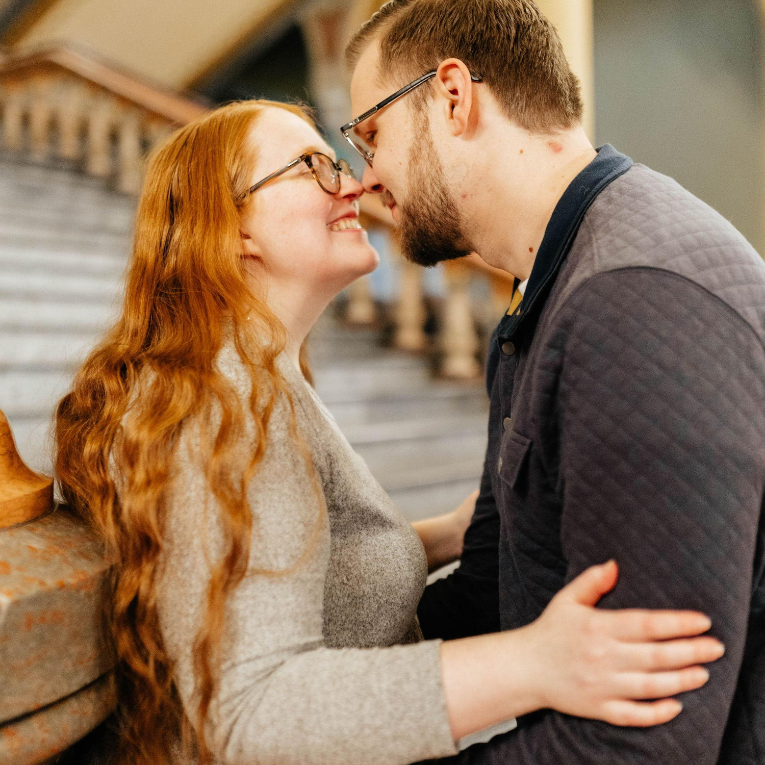 Our Engagement Photos at the Iowa State Capitol! -Courtesy of Peridot & Lace ❤️