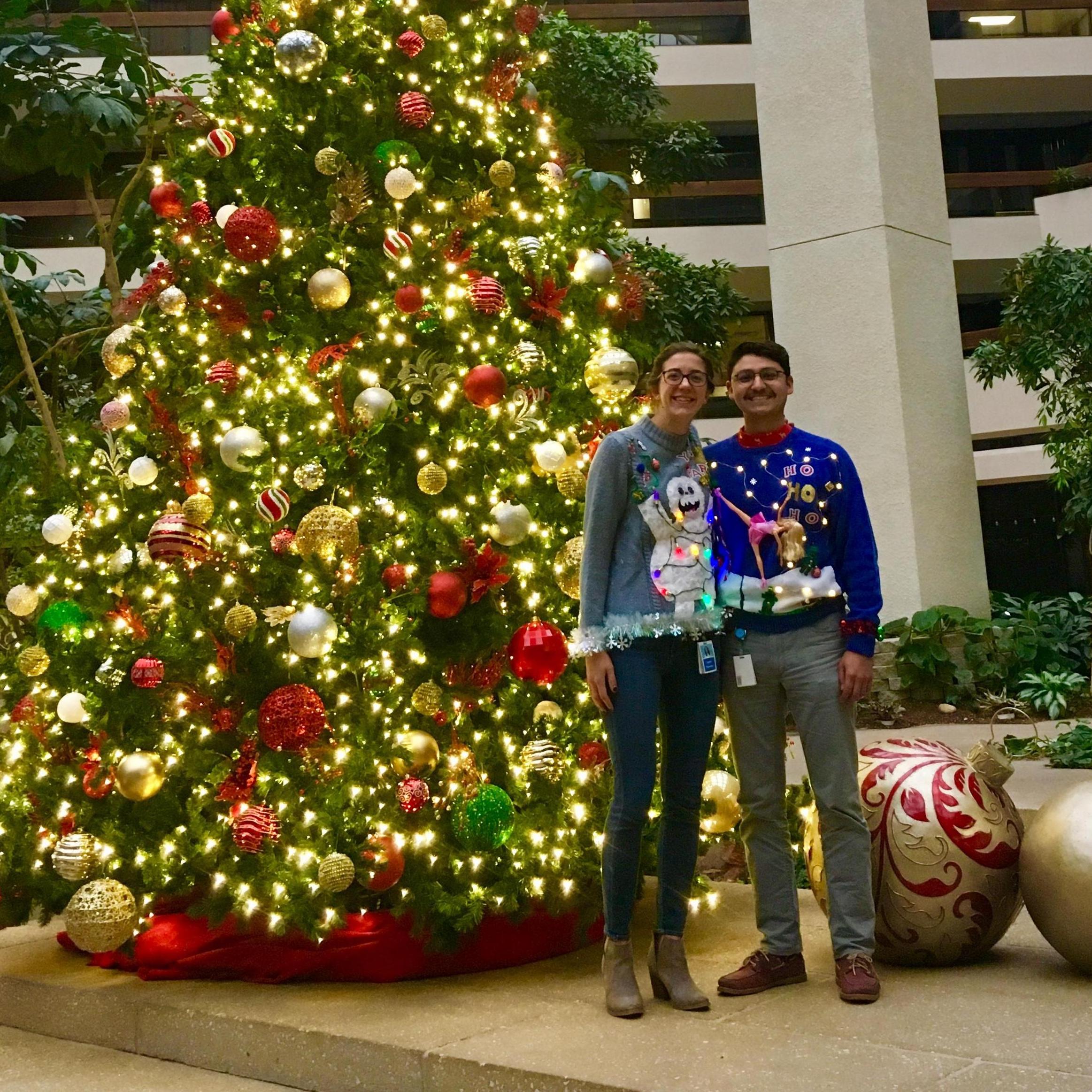 Eli's award winning holiday sweater