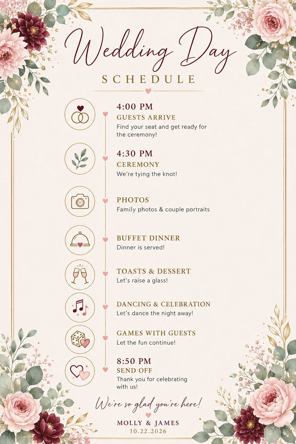 The Wedding Website of Molly Quinn and James Grimler