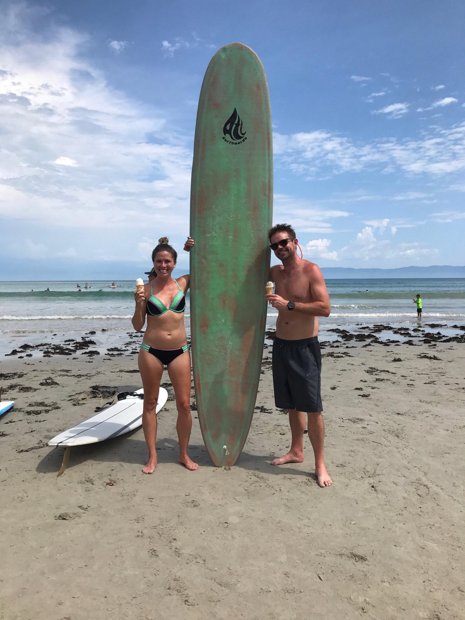No surfing actually took place...