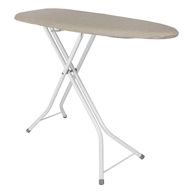 Wholesale Hotel Products 40' Compact Premium Ironing Board (Khaki Cover/White Legs)