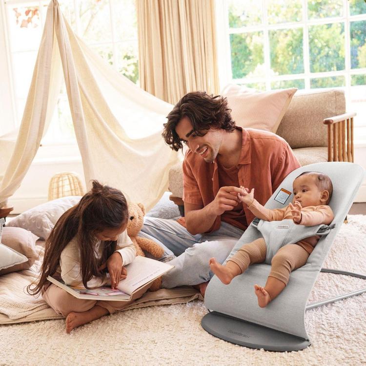 BabyBjörn, Woven Melange Baby Bouncer Bliss | Zola Baby