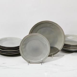 Natalie Coupe 12-Piece Dinnerware Set with Pasta Bowl, Service for 4