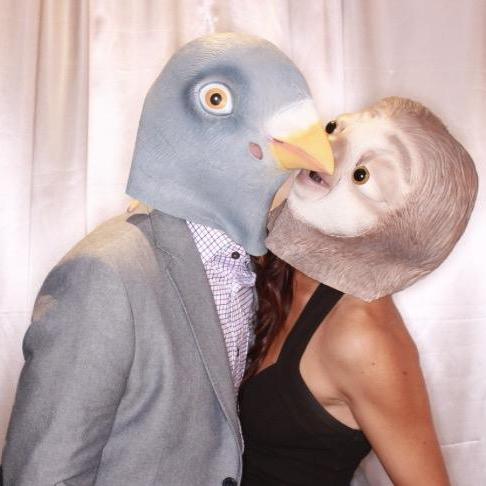 Wedding reception shenanigans.