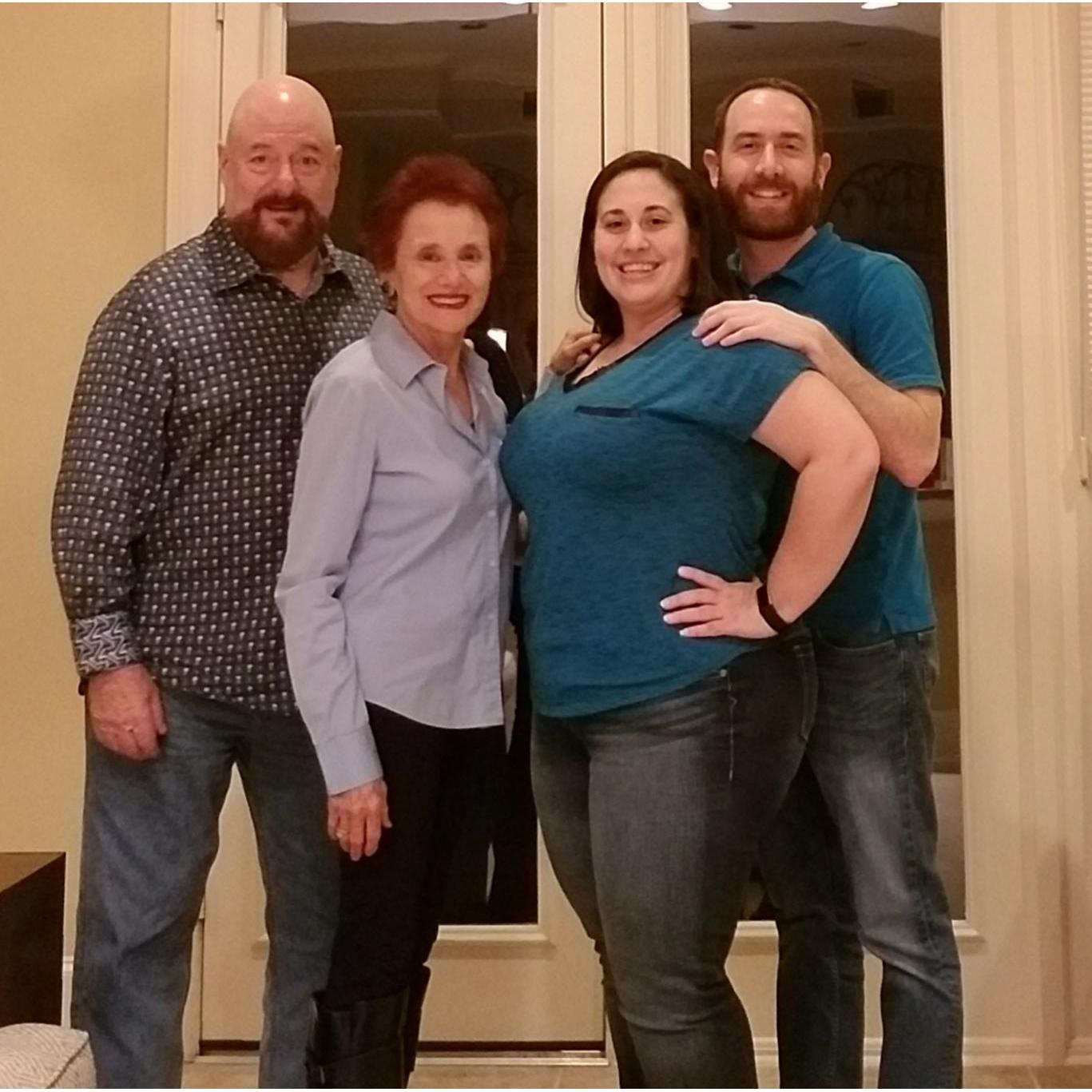 Dinner with Uncle Fred and Aunt Maxine.