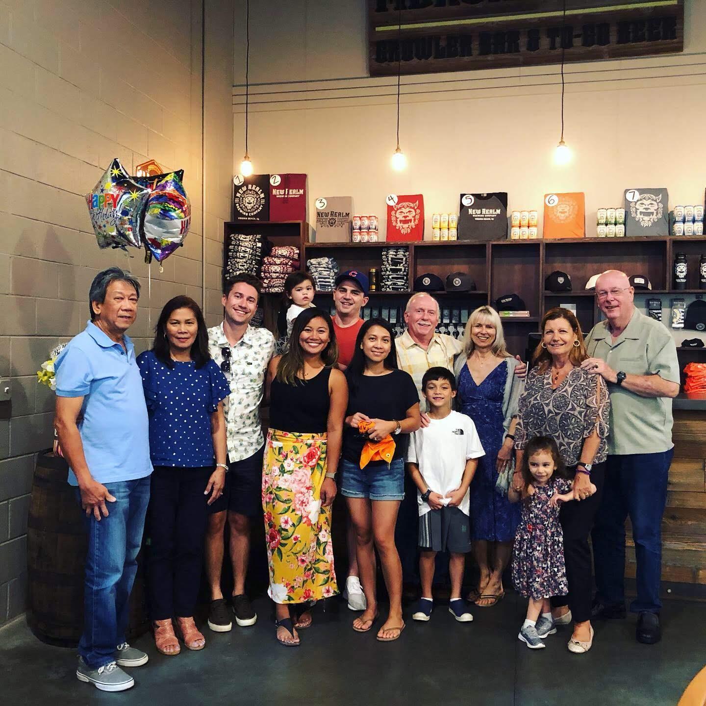Together in Virginia Beach for Michelle's mom's birthday. August 2019.