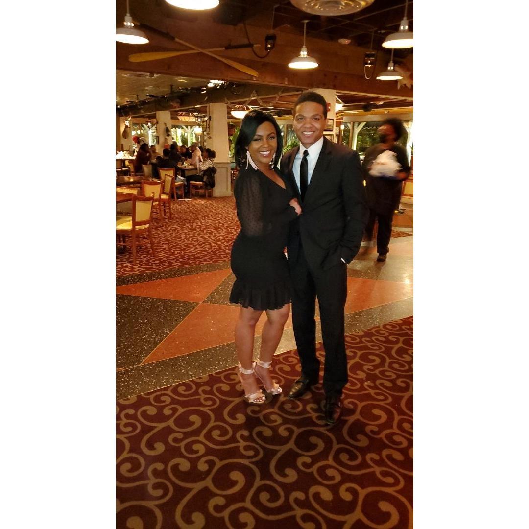 Our first date! My birthday! <3