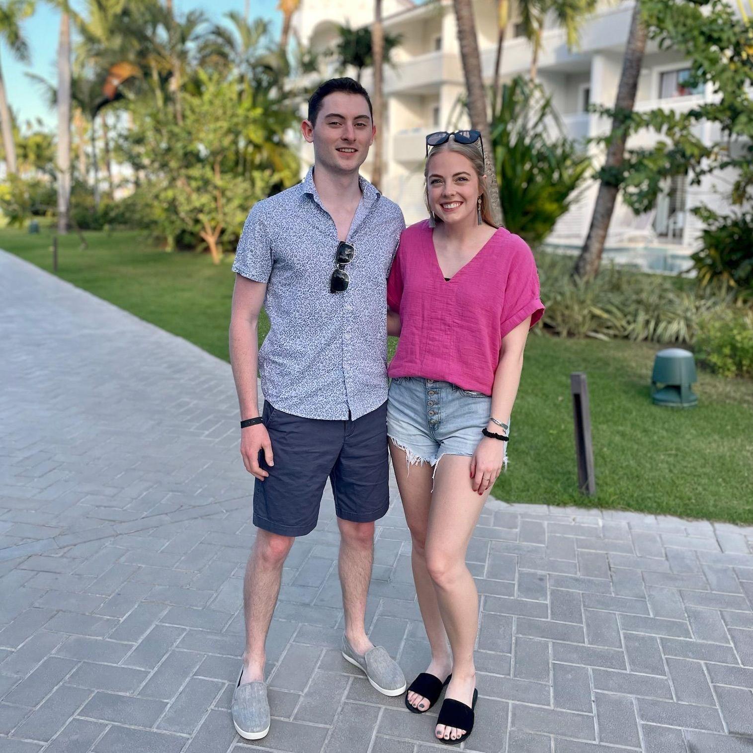 Our first international trip together in the Dominican Republic