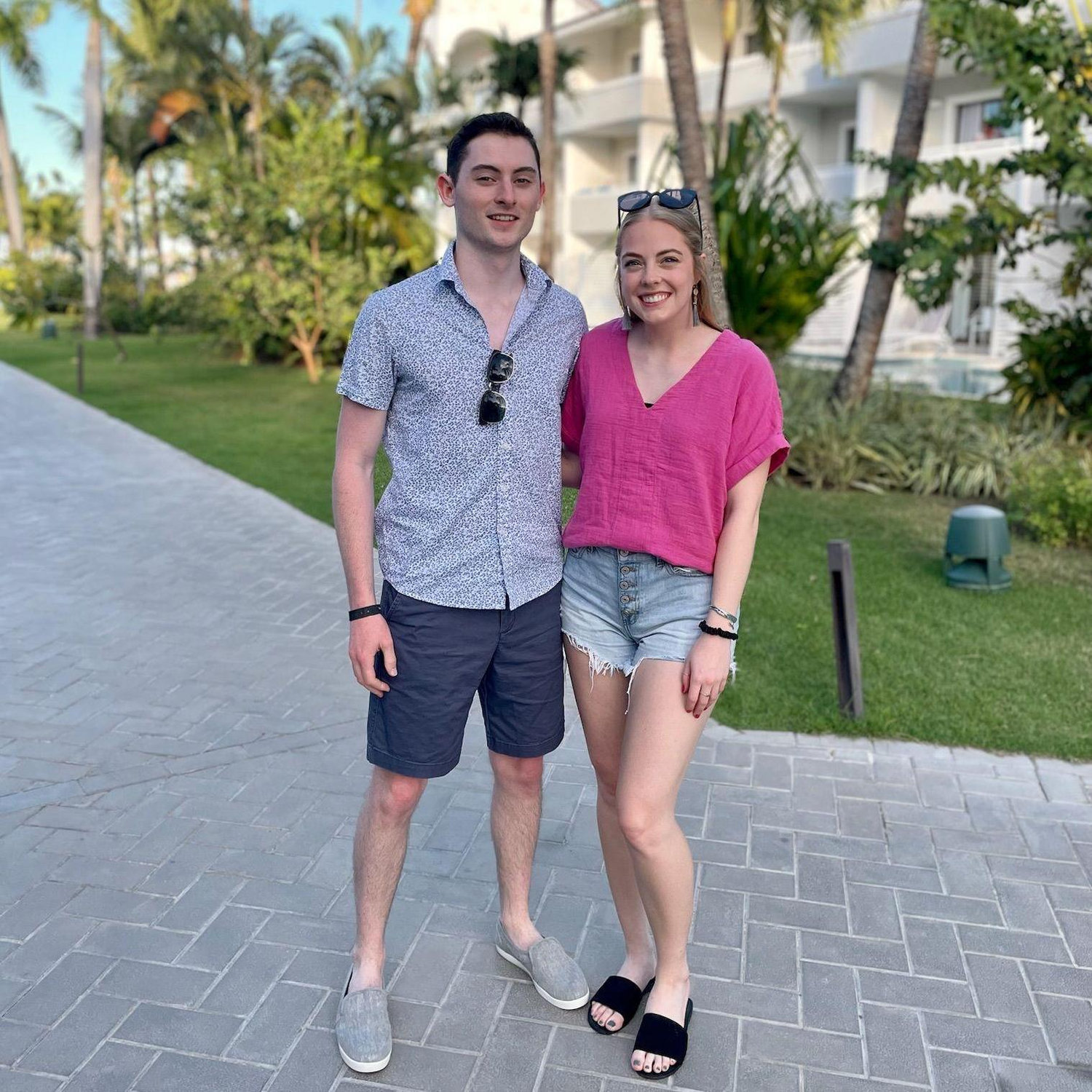 Our first international trip together in the Dominican Republic