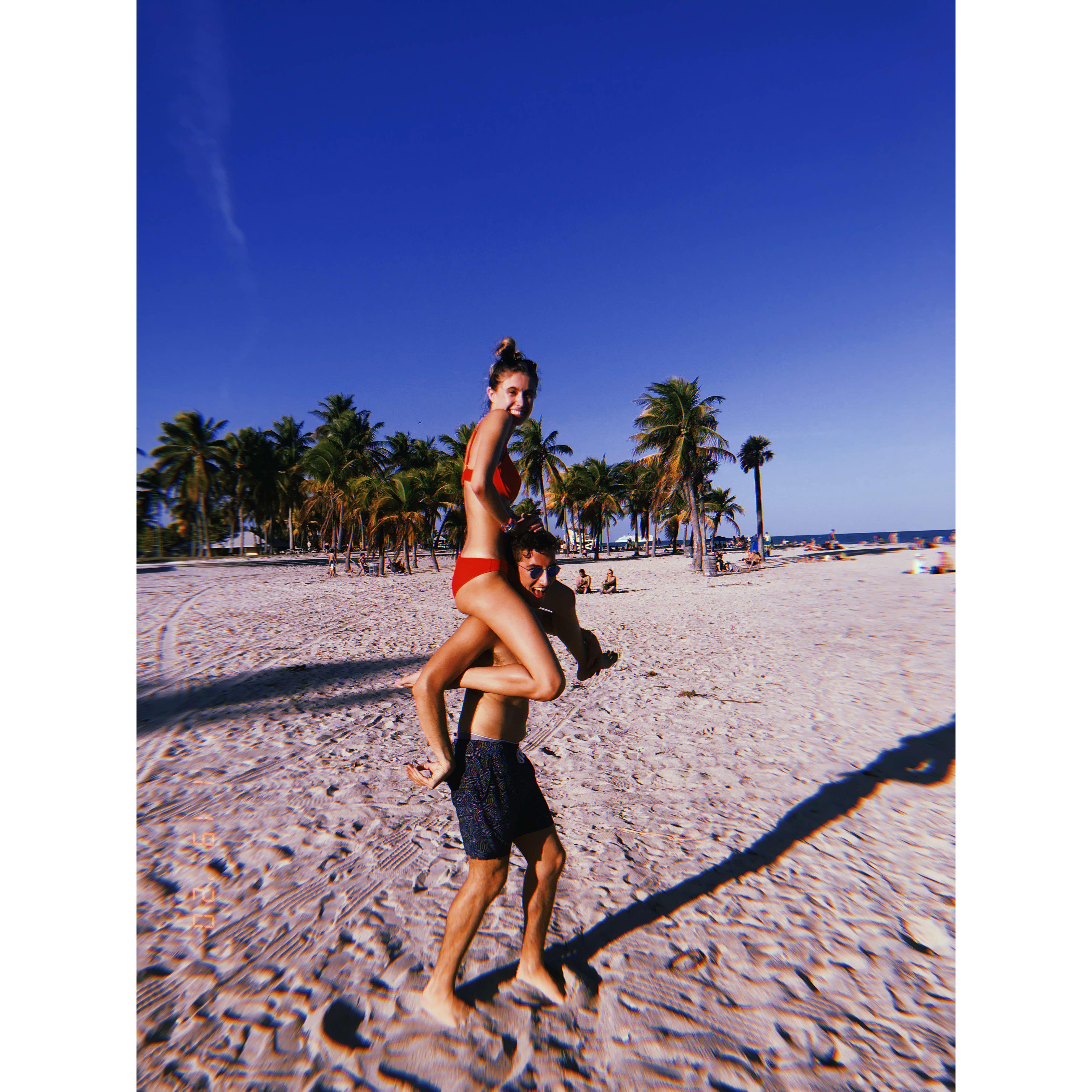 Key Biscayne beach day