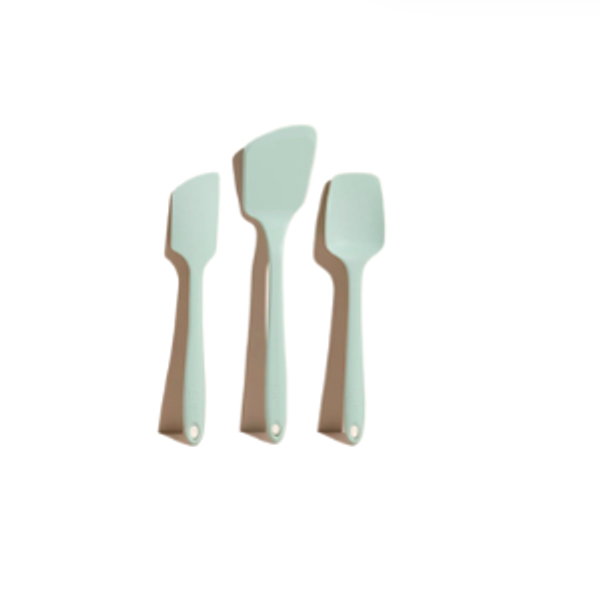 GIR Get it Right Ultimate 3 Piece Silicone Kitchen Utensils Set Heat Resistant Up To 425°F Silicone Spatula, Flip & Spoonula as Kitchen Tools, Slate