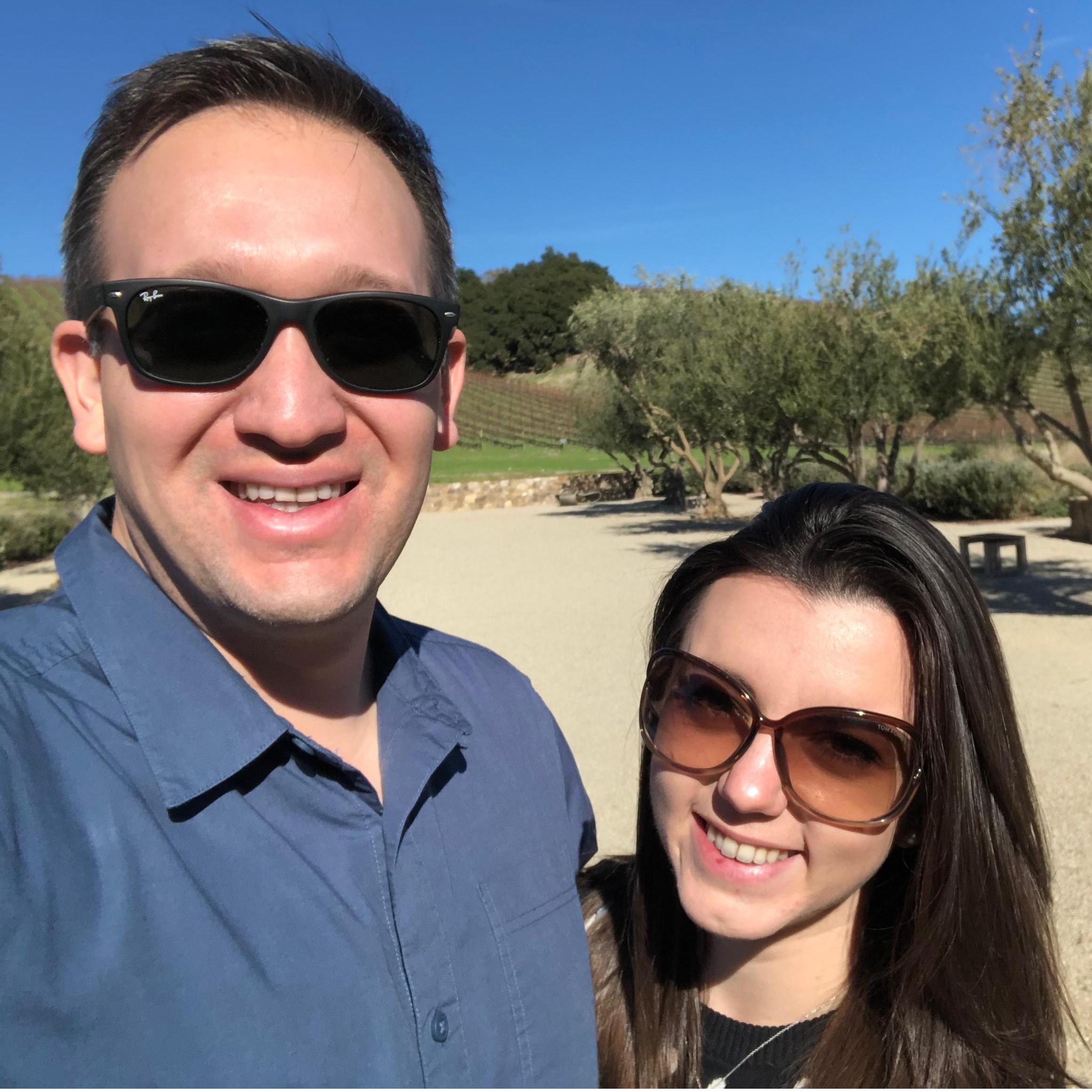 Wine Tasting in Pasa Robles, CA the day we got engaged