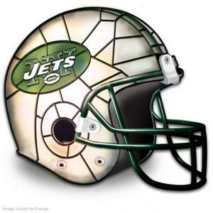 New York Jets Football Helmet Accent Lamp