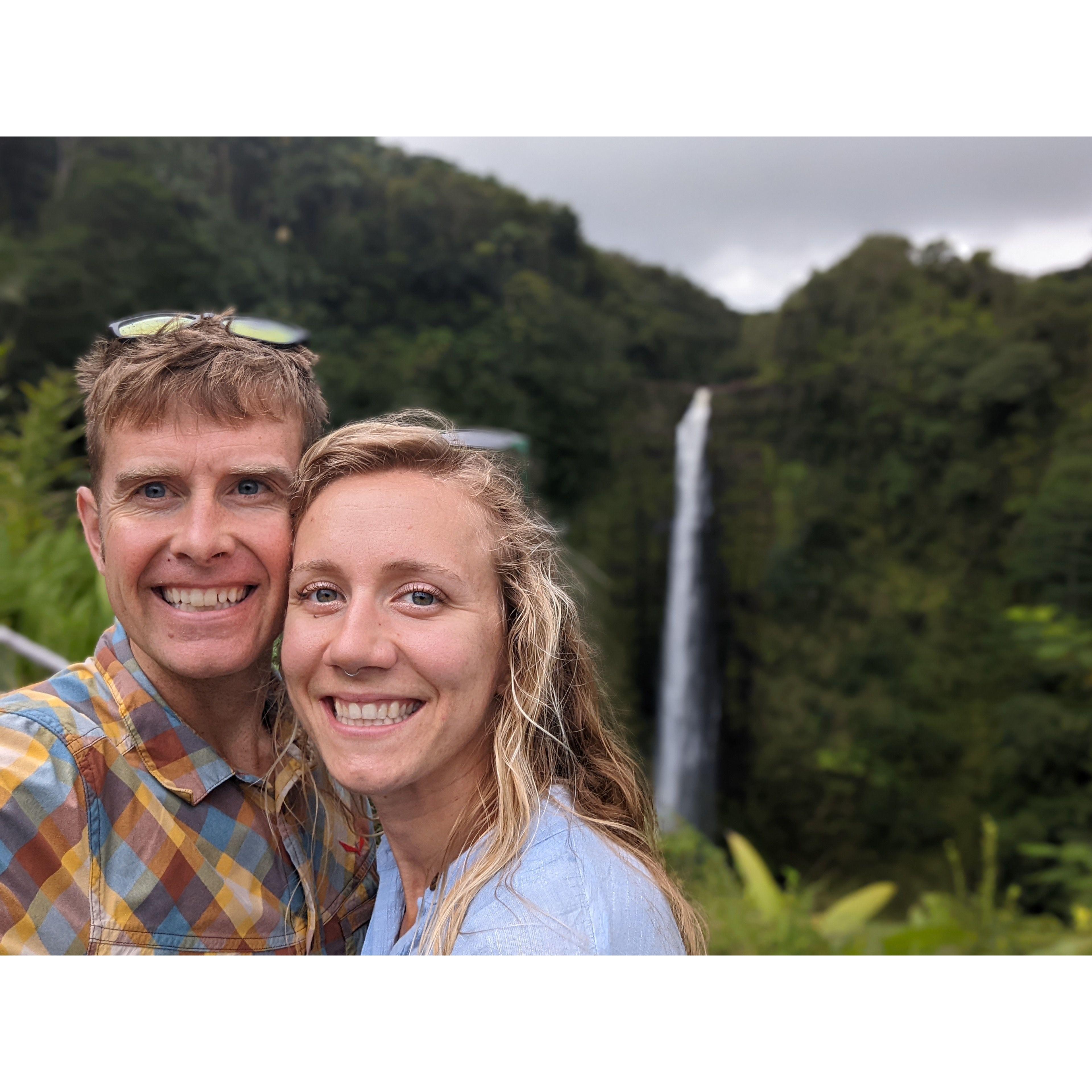 Caleb and Jenny's first trip to Hawai'i