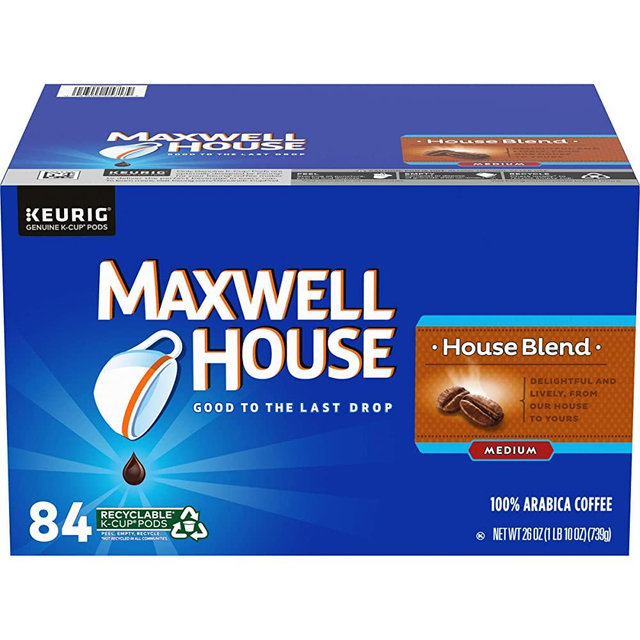 Maxwell House House Blend Medium Roast K-Cup