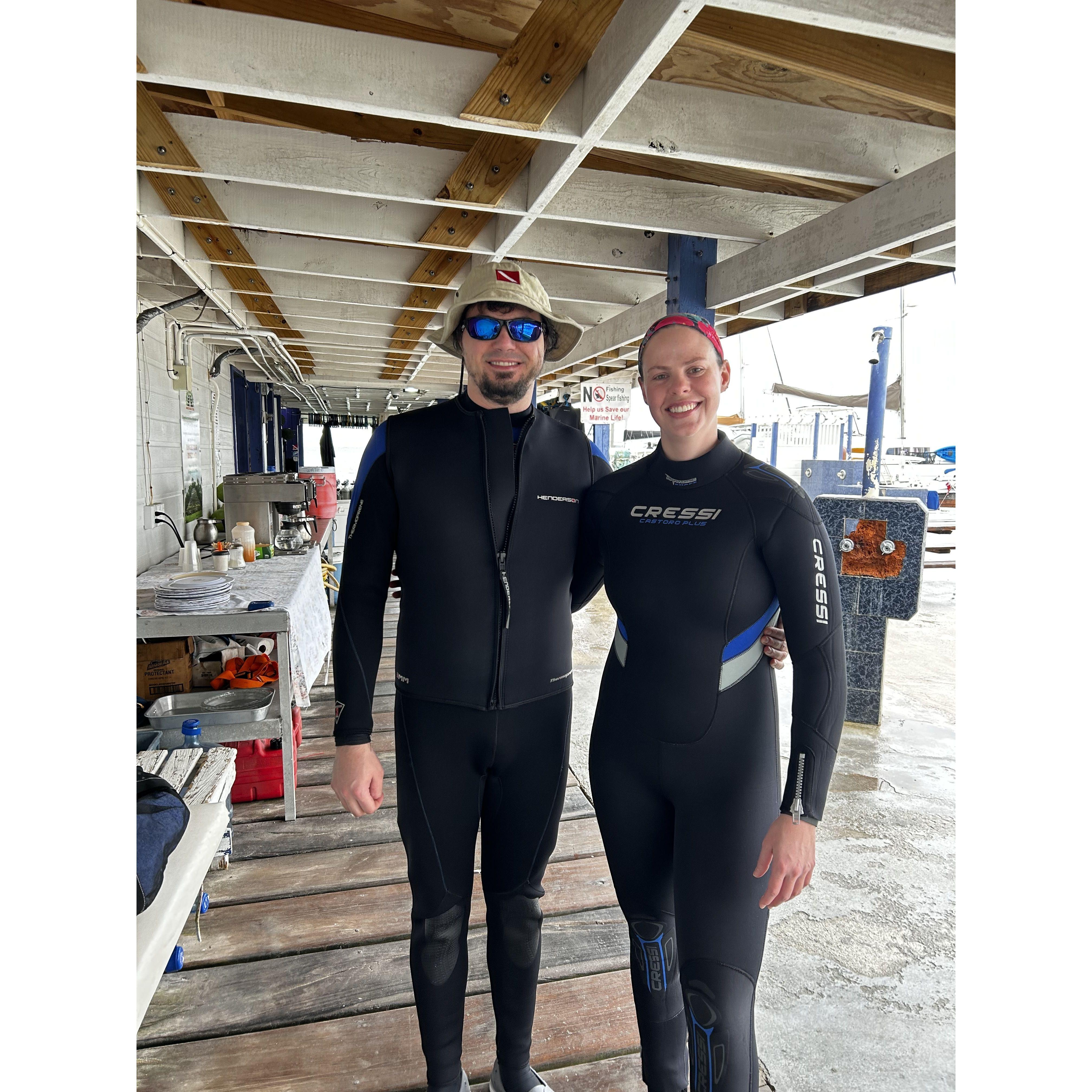Pre-dive in Belize, 2025