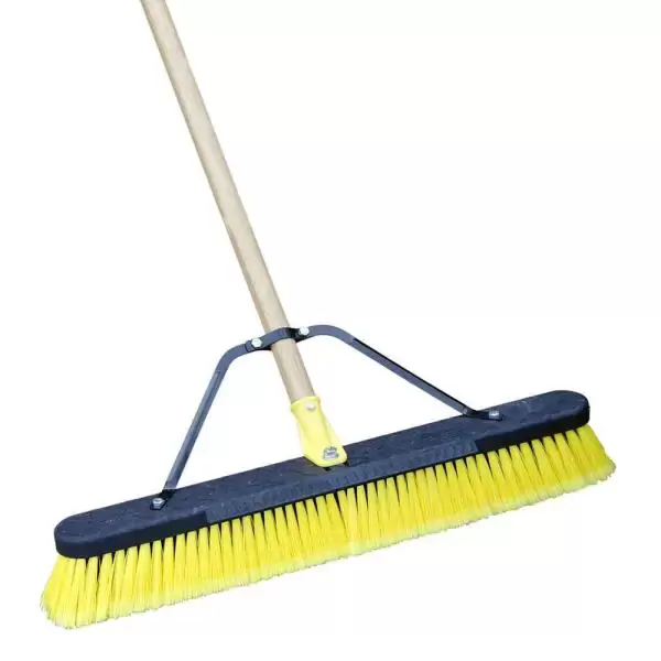 Job Site 24 in. Multi-Surface Indoor/Outdoor Push Broom