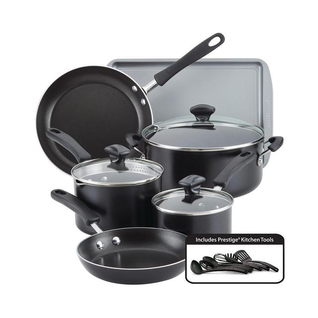 Farberware Cookstart Aluminum DiamondMax Nonstick 15-Pc. Cookware Set