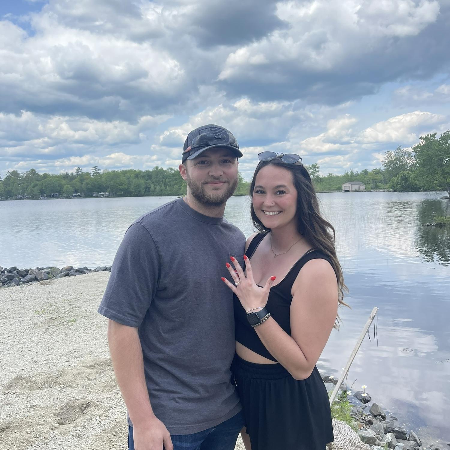 The day we got engaged!!