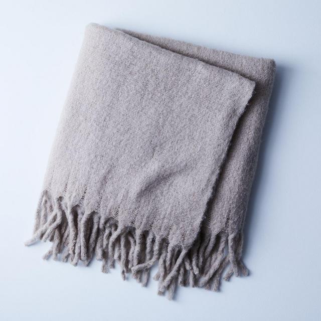 Simple Mohair Throw