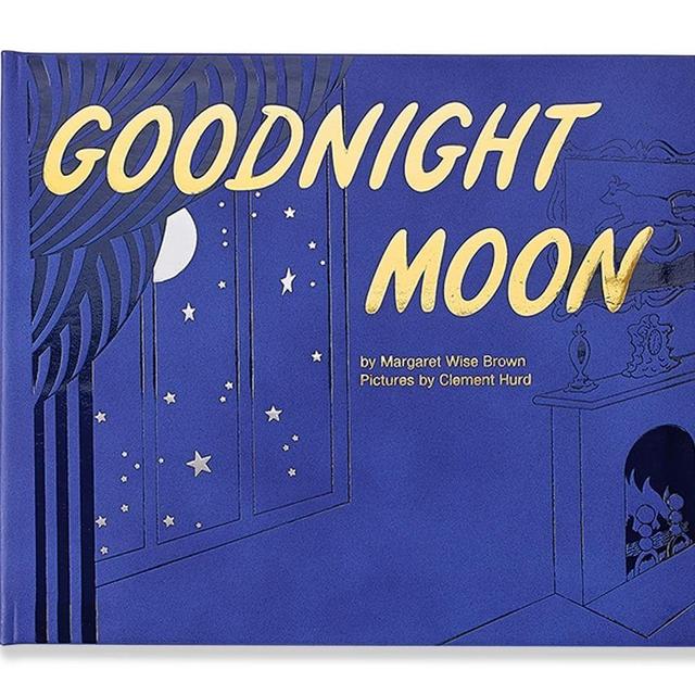 Goodnight Moon Leather Book, Blue