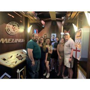 Greg joined Jenna's family for a trip to Pigeon Forge where did an escape game with Jenna's siblings and their spouses.