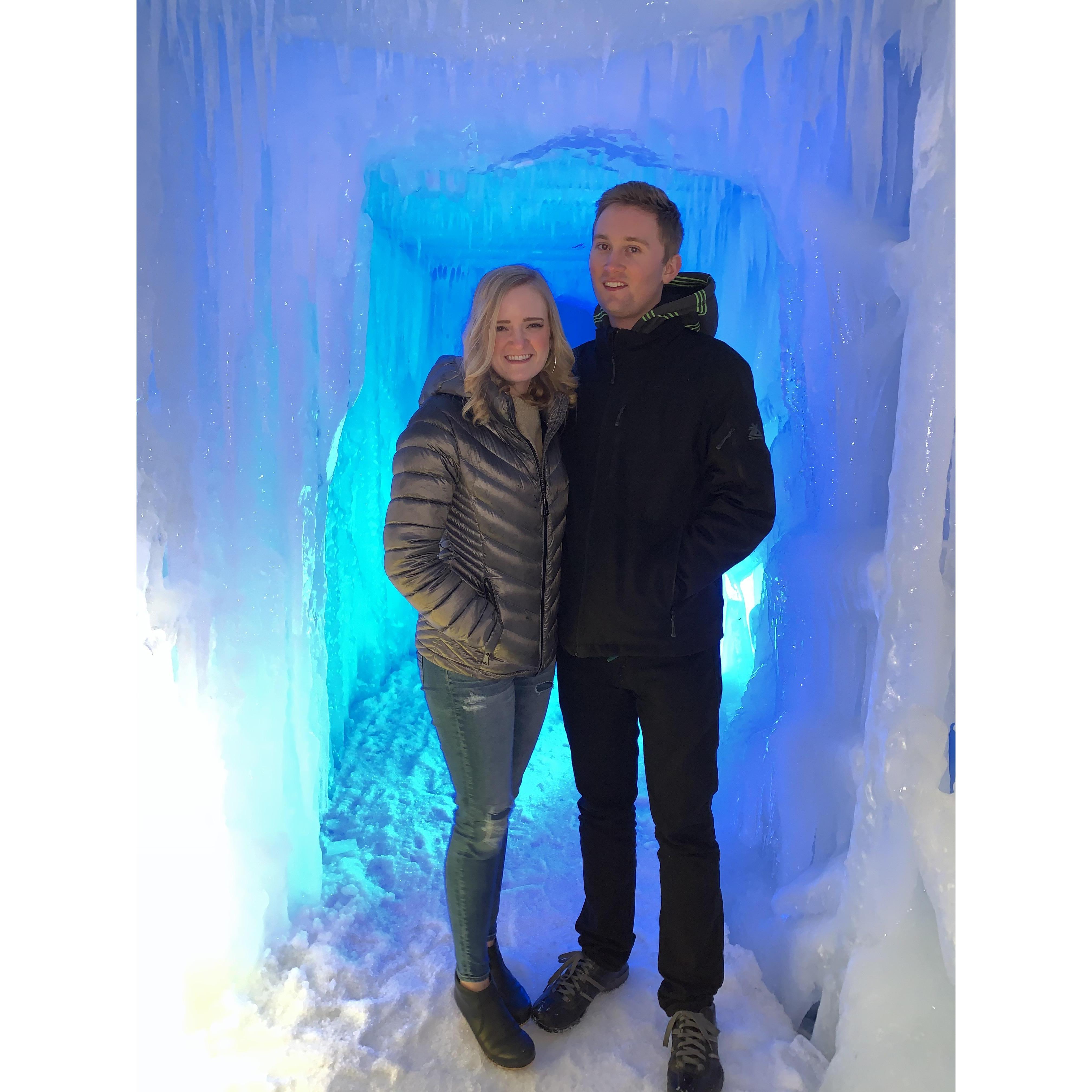 Idaho winters can be very long, but going to the ice castles together was really fun! - January 2020