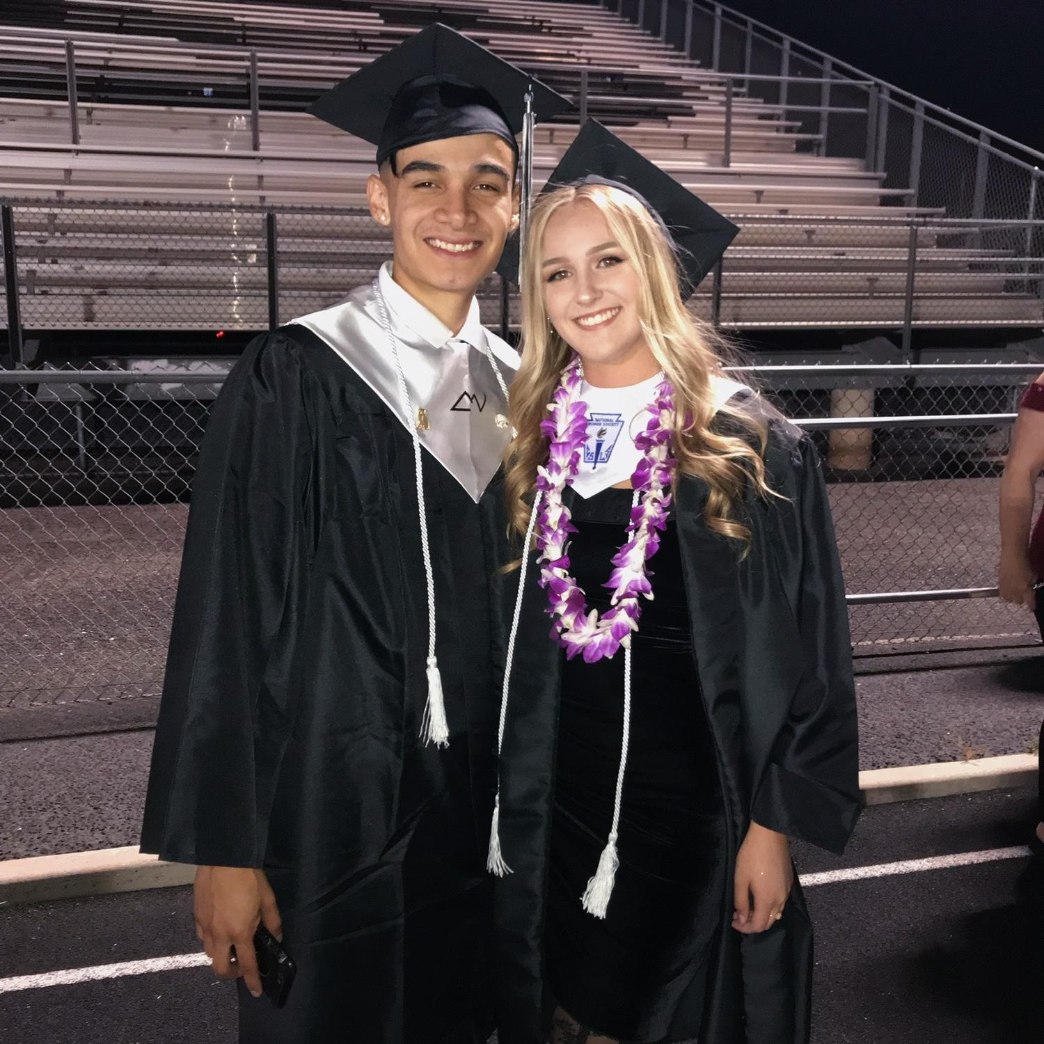 Graduating together from MVHS in 2019