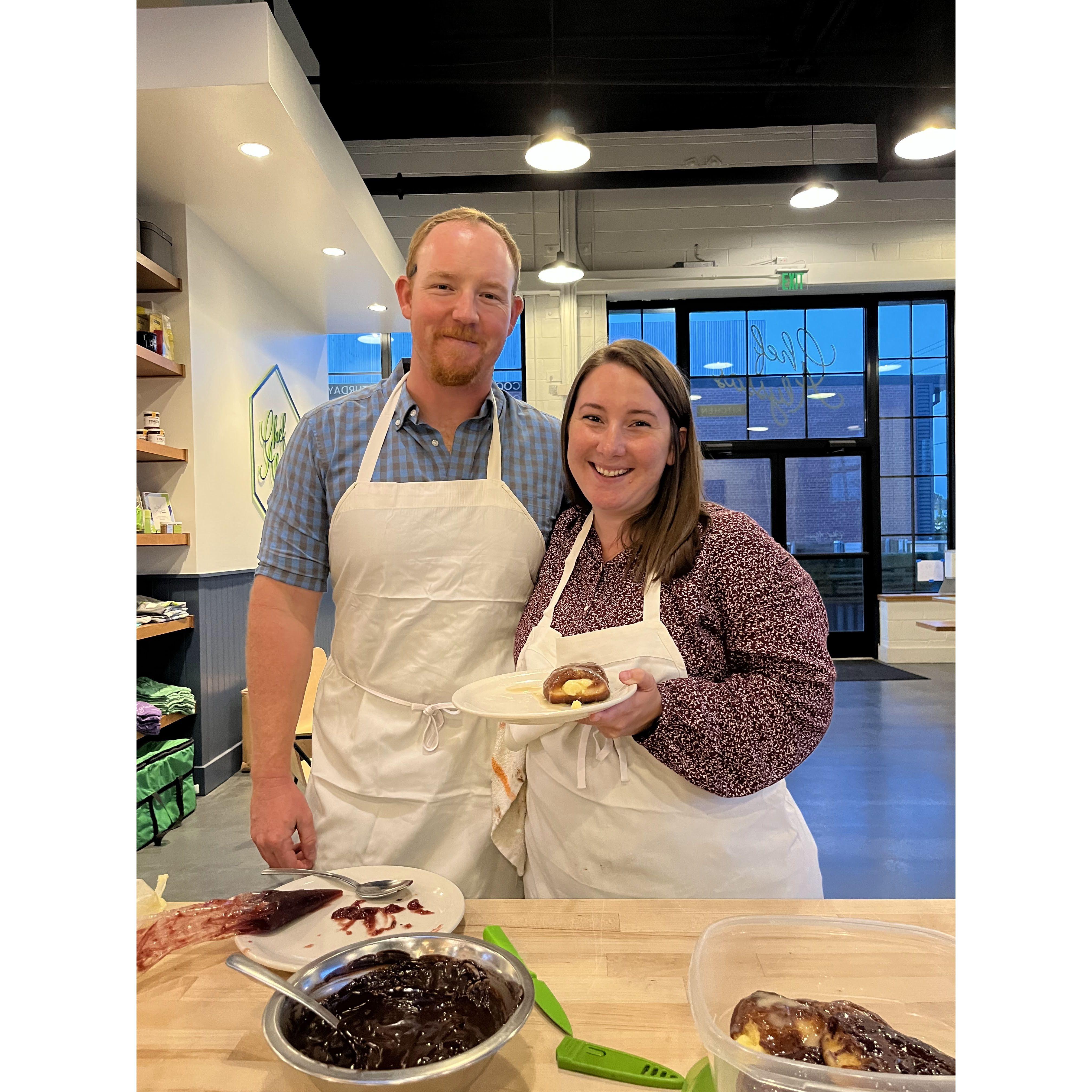 Donut cooking class was a huge success!