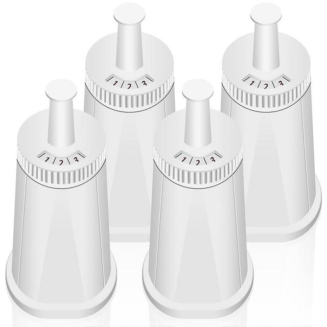 4 Pack Replacement Water Filter for Breville Espresso Machine Barista Touch Bes880, Barista Pro BES878, Oracle Touch BES990, Oracle BES980, Dual Boiler BES920 Bambino ClaroSwiss Sage