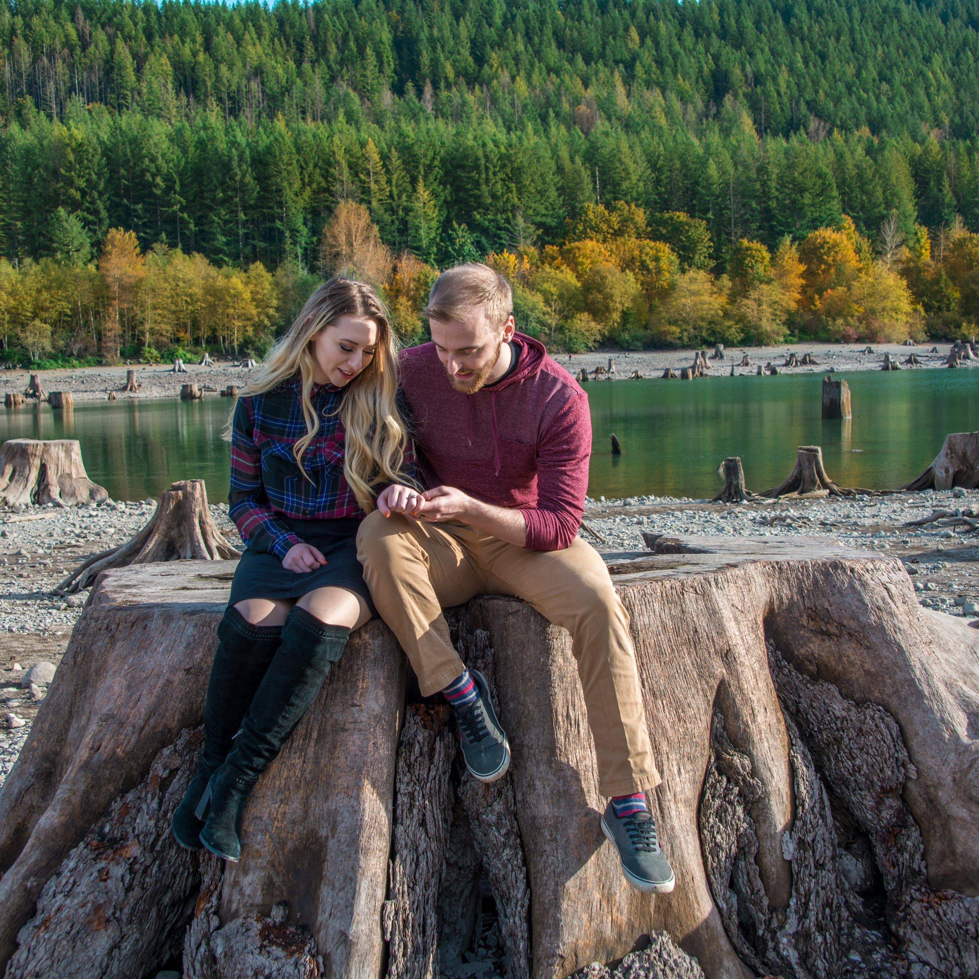 Engagement photo shoot with Cheri Jensen