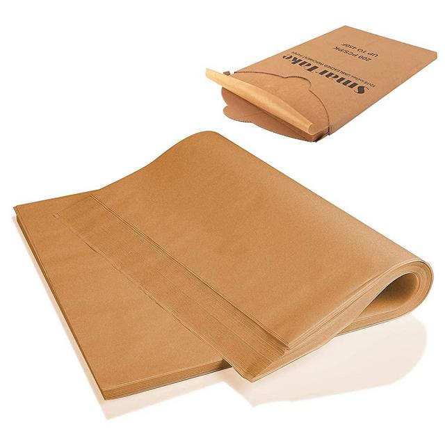 200-Pack Precut Parchment Paper Sheets 12 x 16 inches, Unbleached Brown  Nonstick Liners for Half Sheet Pan for Baking, Cooking, Grilling, Air  Fryer, Steaming, and Wrapping Food, Heavy Duty 