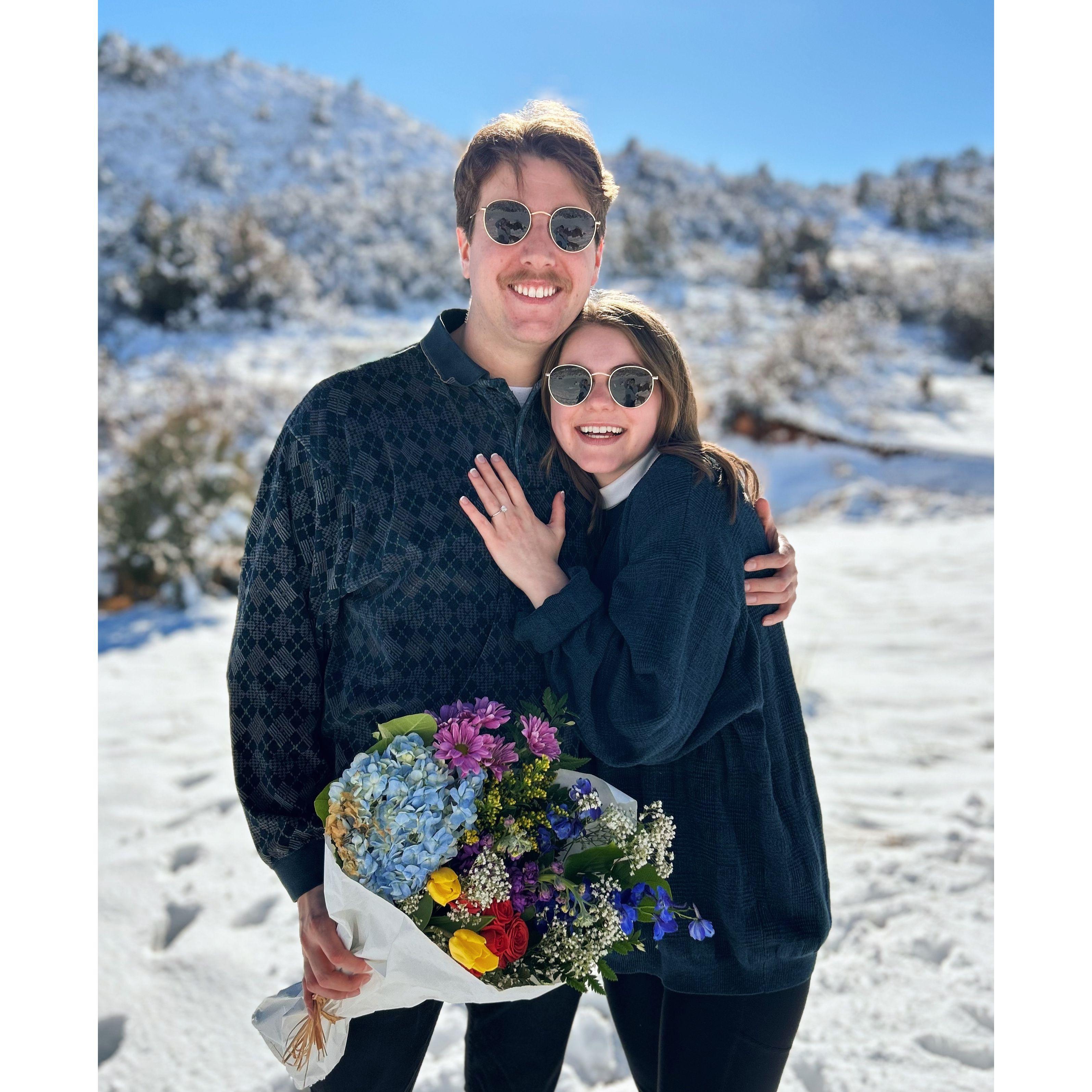 The day Dustin proposed!!!