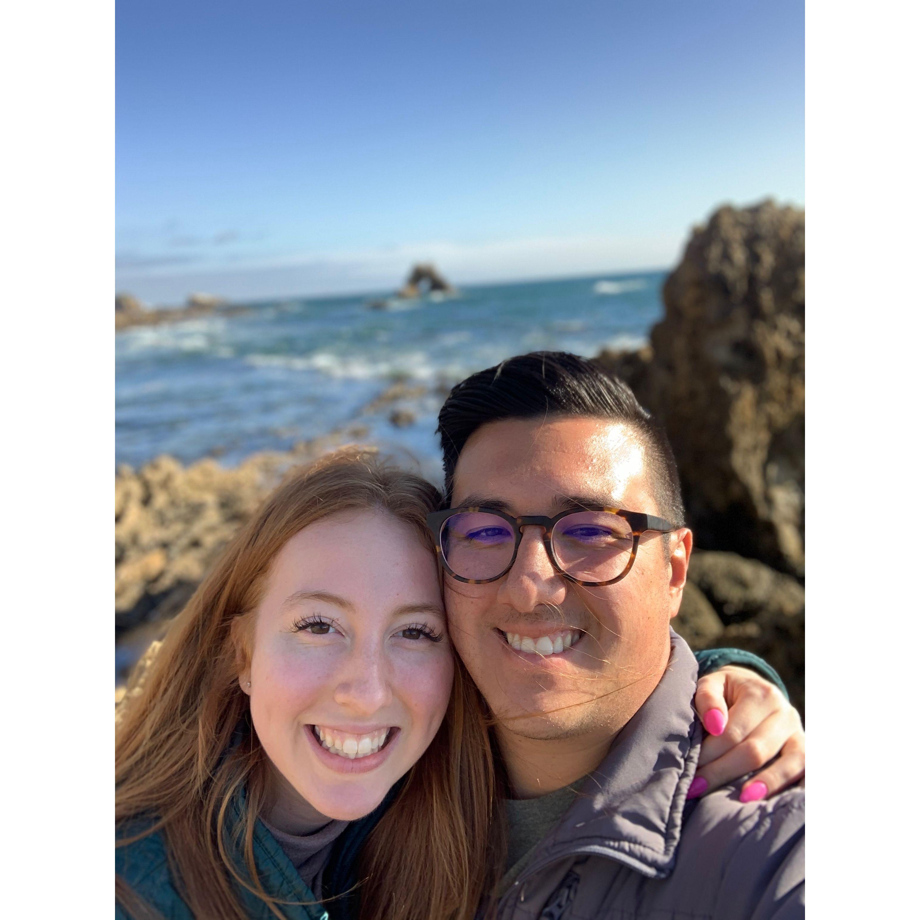 For our first true date, we went to Corona Del Mar and walked around the tide pools. We then went to the "Fun Zone" on Balboa Island, playing skee ball and getting to know each other over fried oreos.