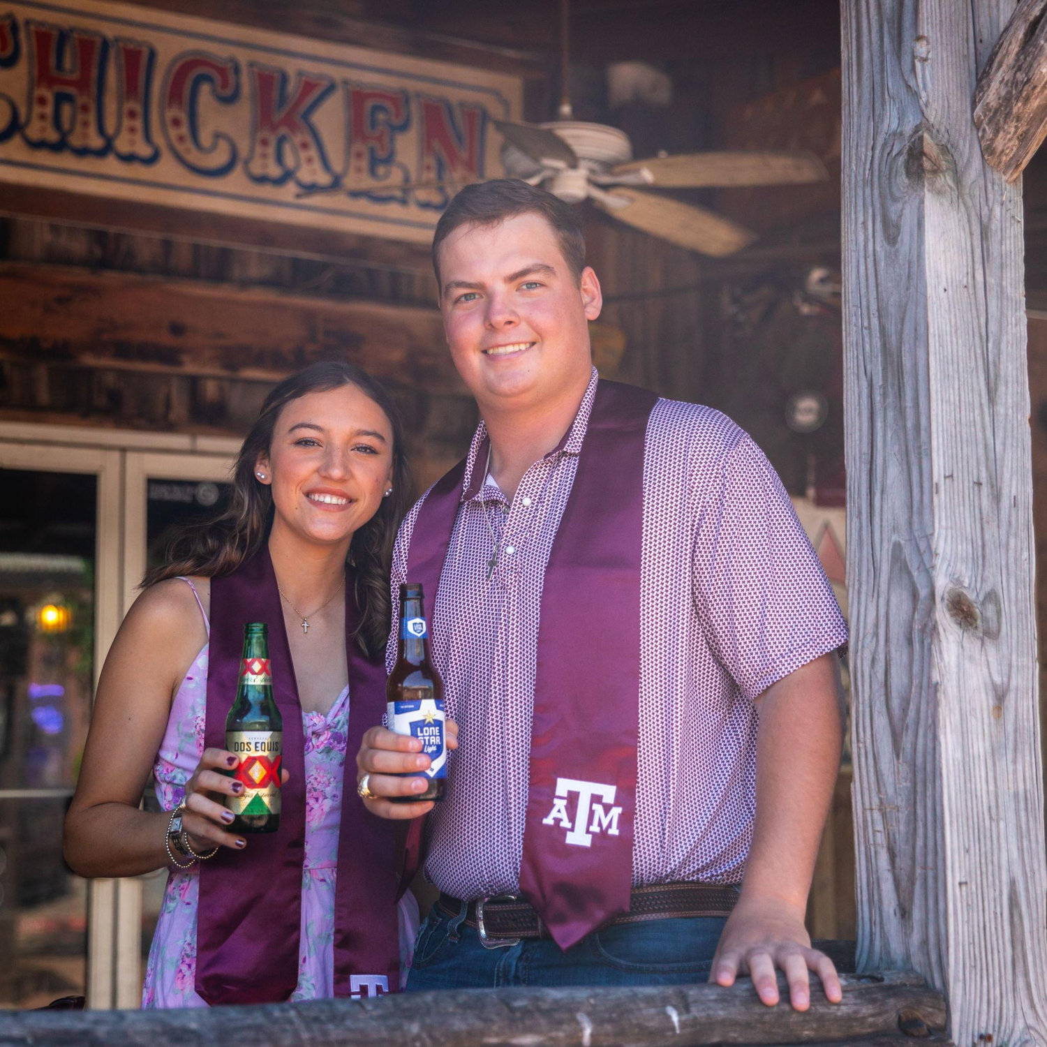 Senior pictures at their favorite place.