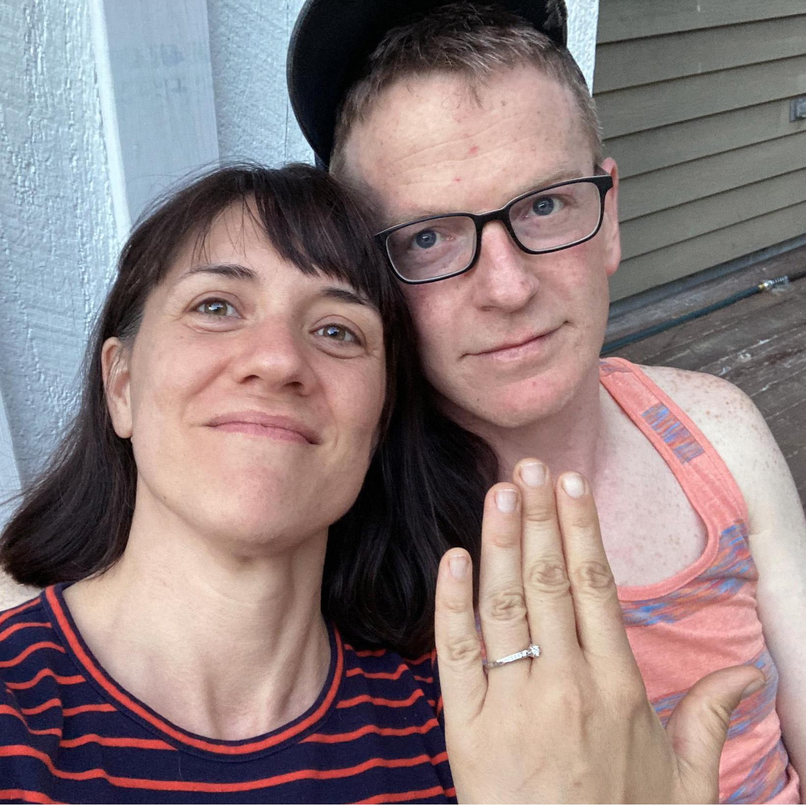 we got engaged!