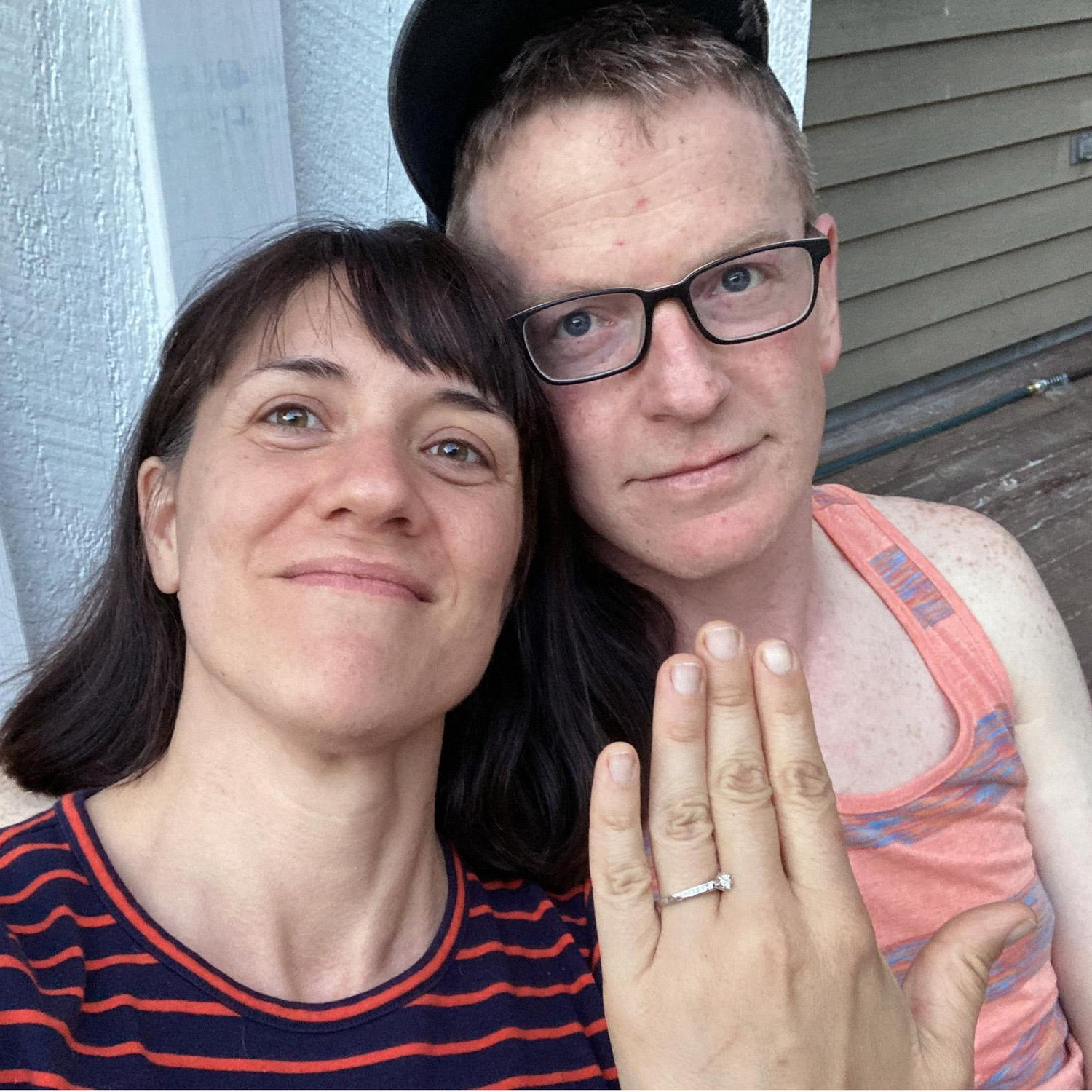 we got engaged!