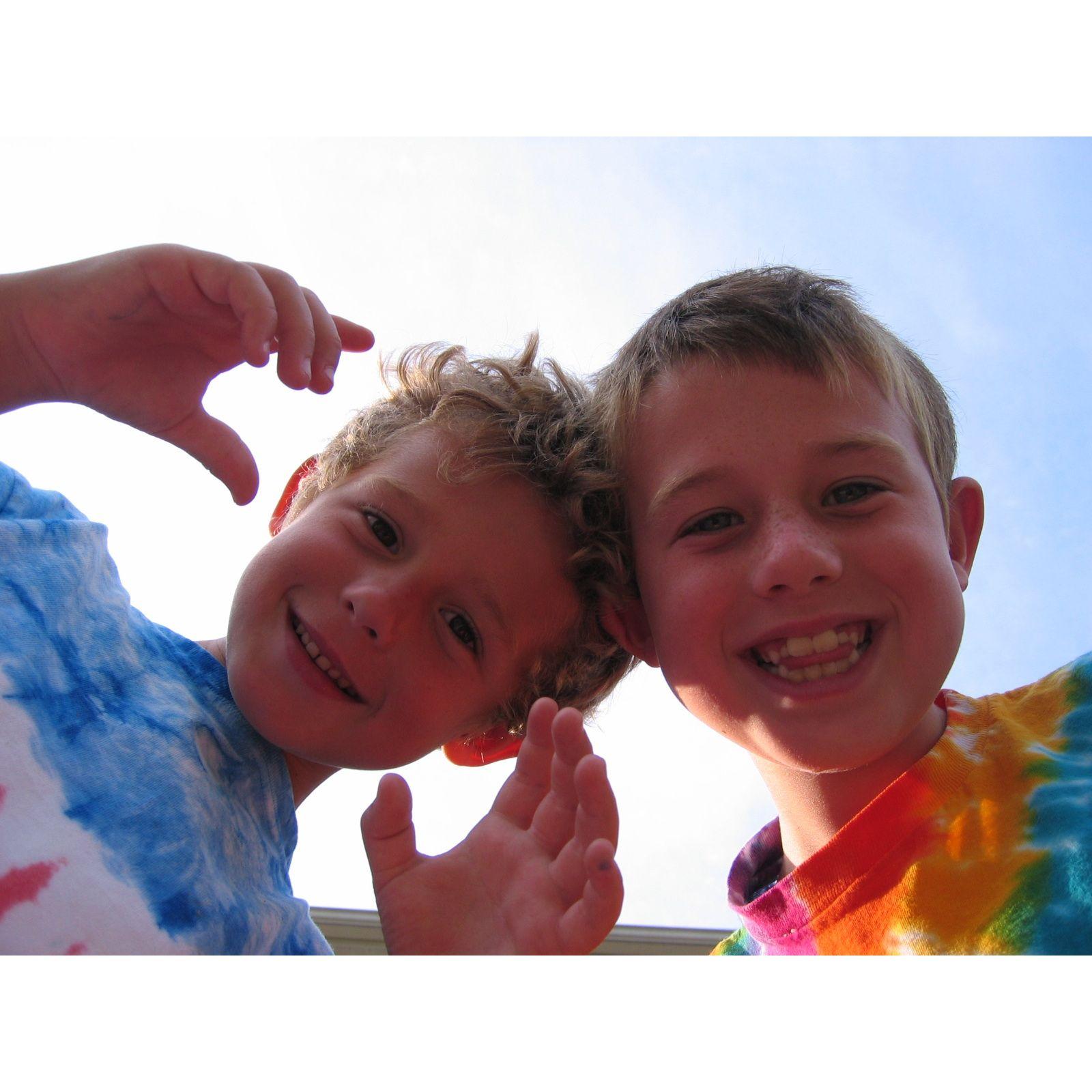 Zack and his brother.