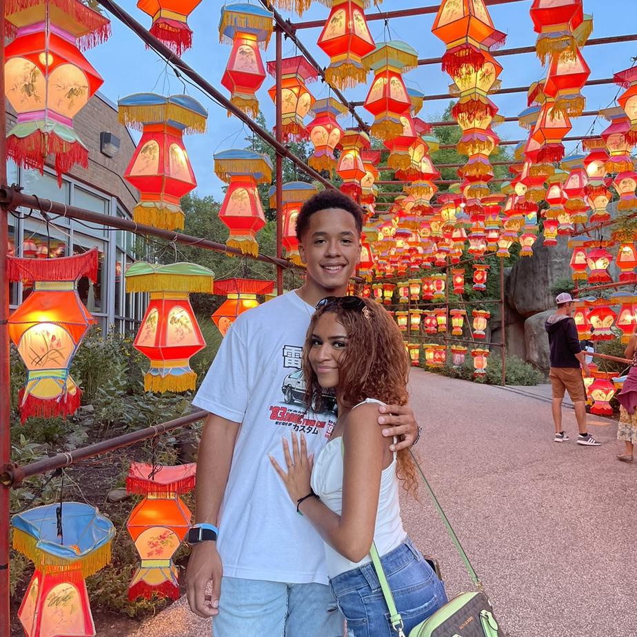 Our first date together.♥️