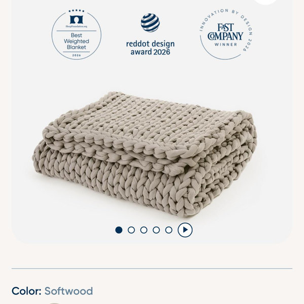 Cotton Weighted Blanket-Softwood