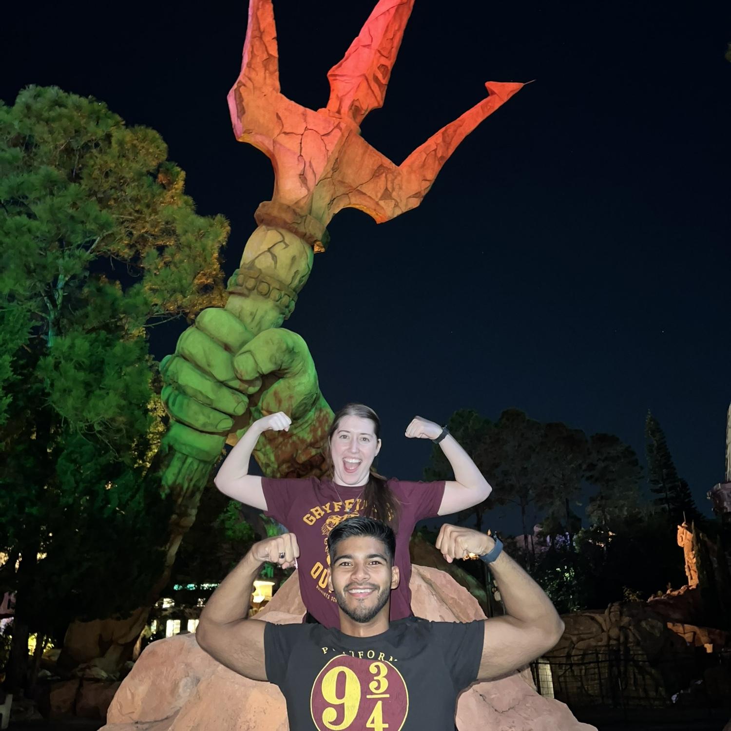 First time visiting Universal Studios Island of Adventure together. / La primera vez que exploramos juntos Universal Studios Island of Adventure