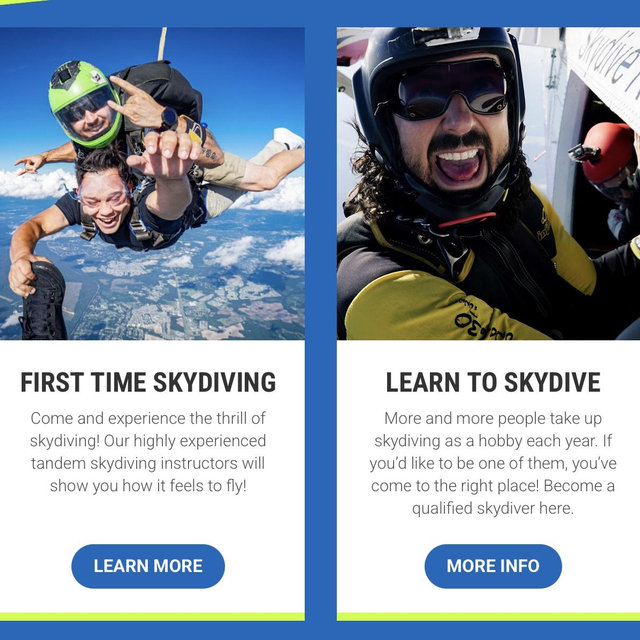Skydiving Gift Certificates | Skydive Paraclete XP