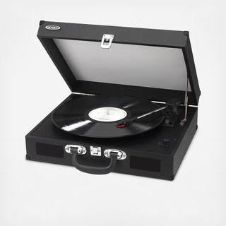 3-Speed Vintage Bluetooth Suitcase Turntable